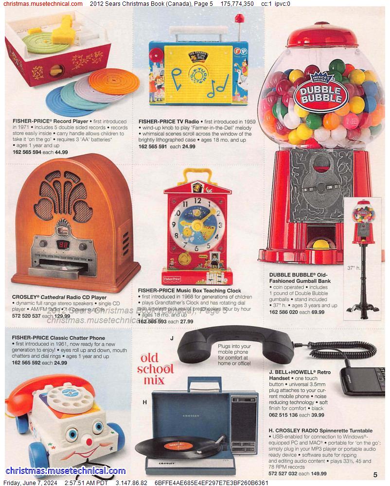 2012 Sears Christmas Book (Canada), Page 5