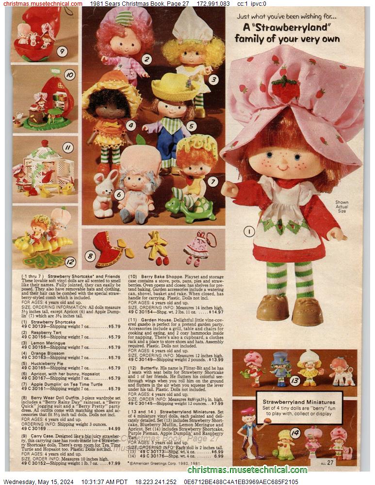 1981 Sears Christmas Book, Page 27