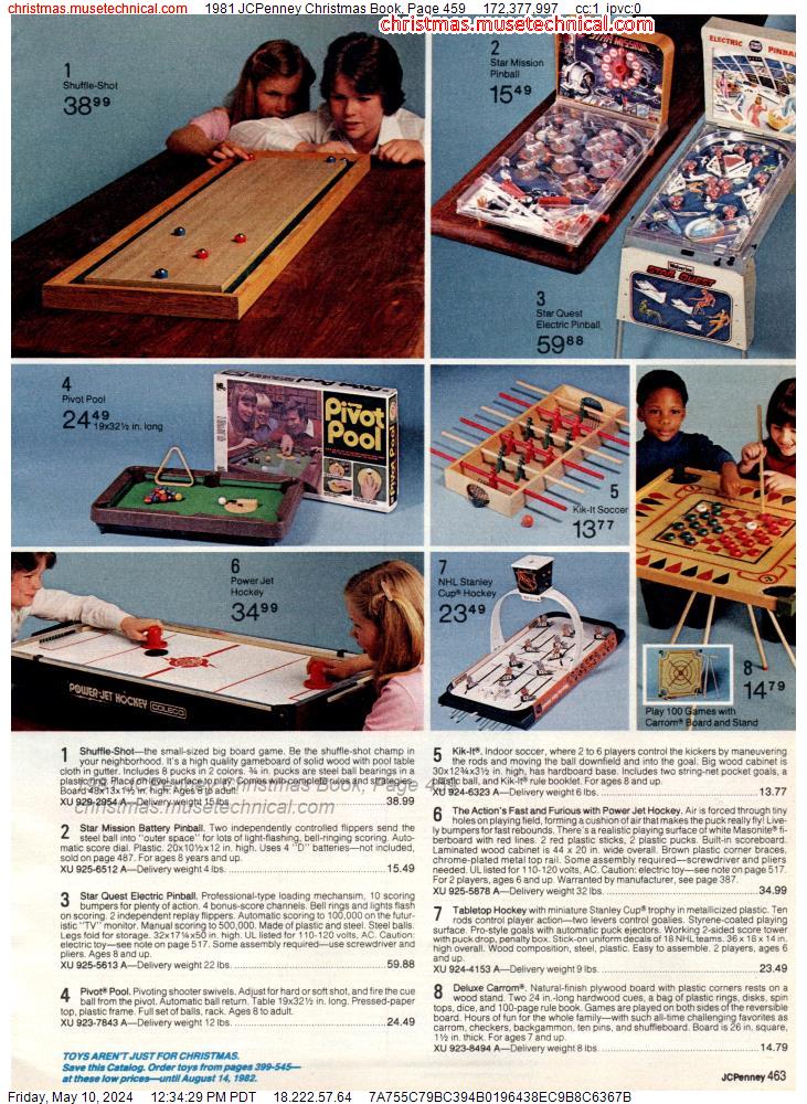 1981 JCPenney Christmas Book, Page 459