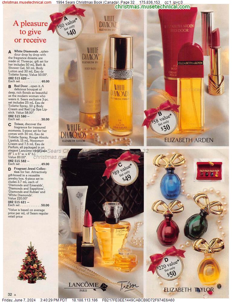 1994 Sears Christmas Book (Canada), Page 32