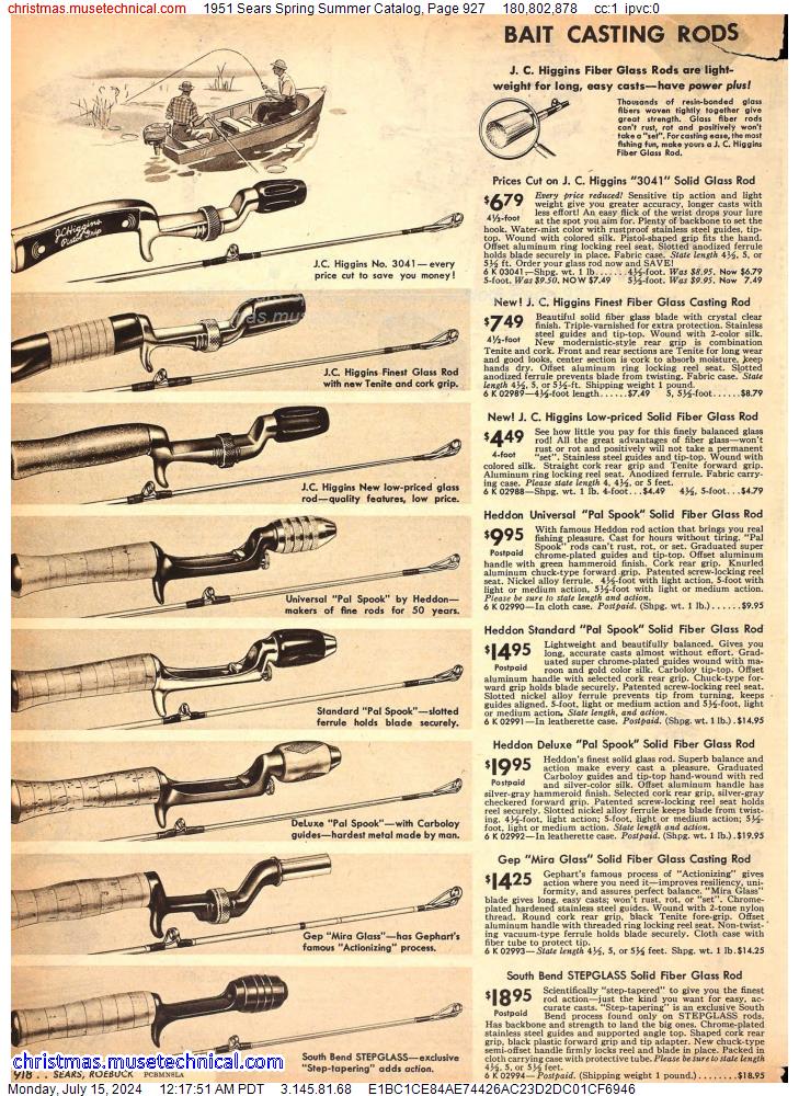1951 Sears Spring Summer Catalog, Page 927
