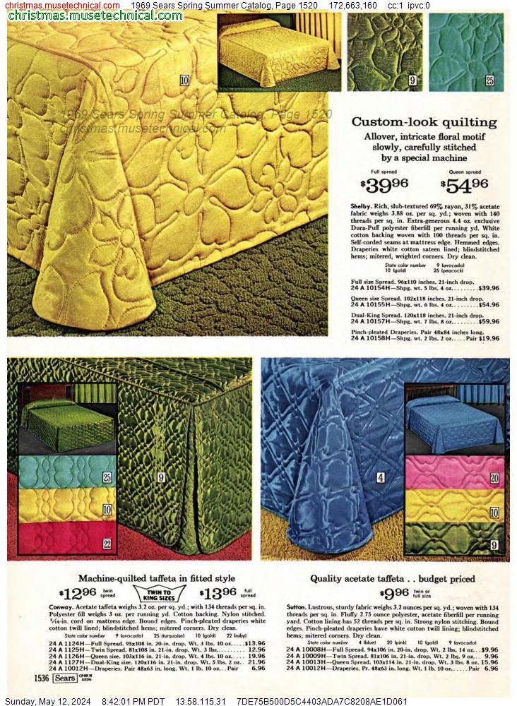 1969 Sears Spring Summer Catalog, Page 1520