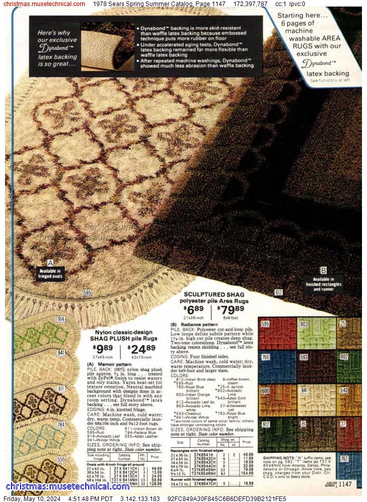 1978 Sears Spring Summer Catalog, Page 1147