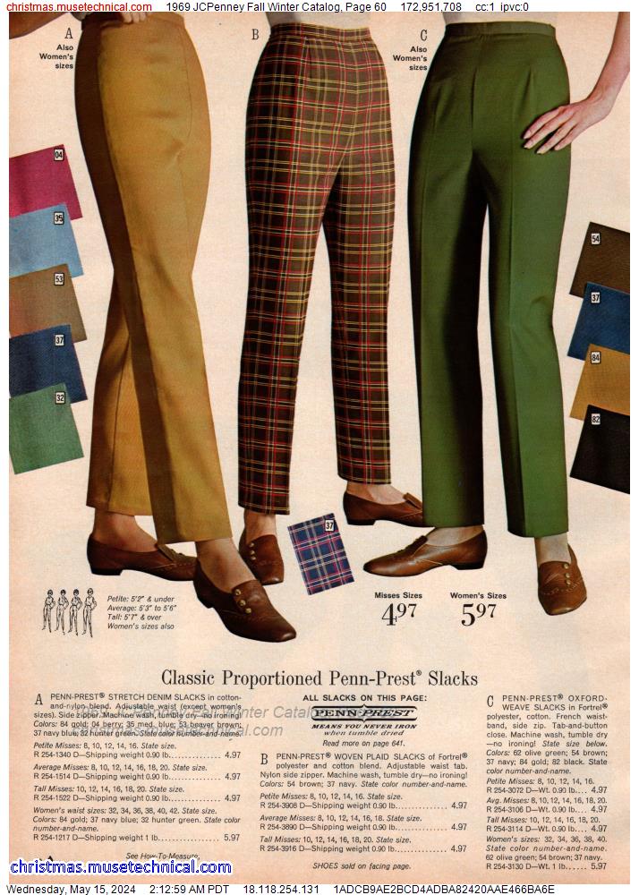 1969 JCPenney Fall Winter Catalog, Page 60