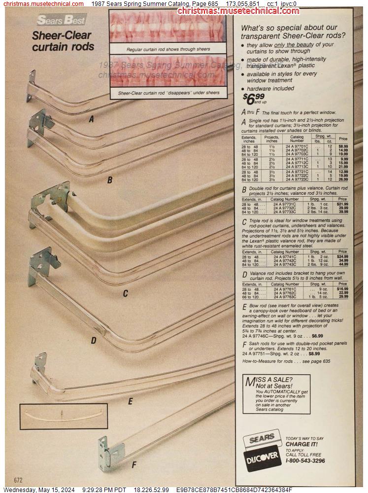 1987 Sears Spring Summer Catalog, Page 685