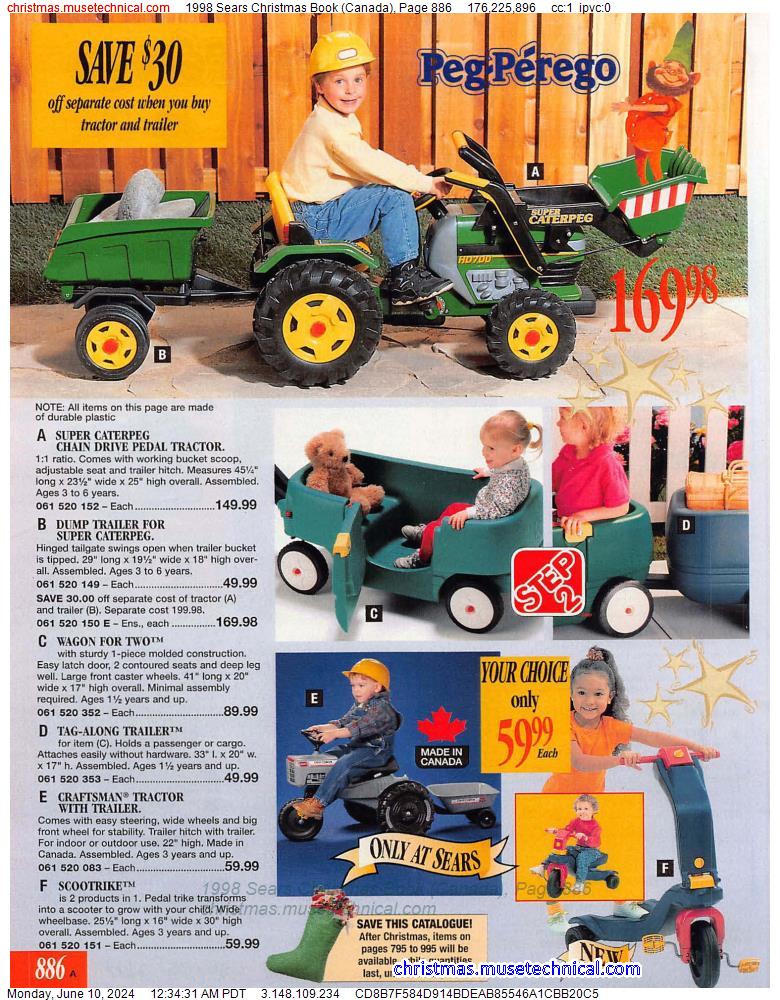 1998 Sears Christmas Book (Canada), Page 886