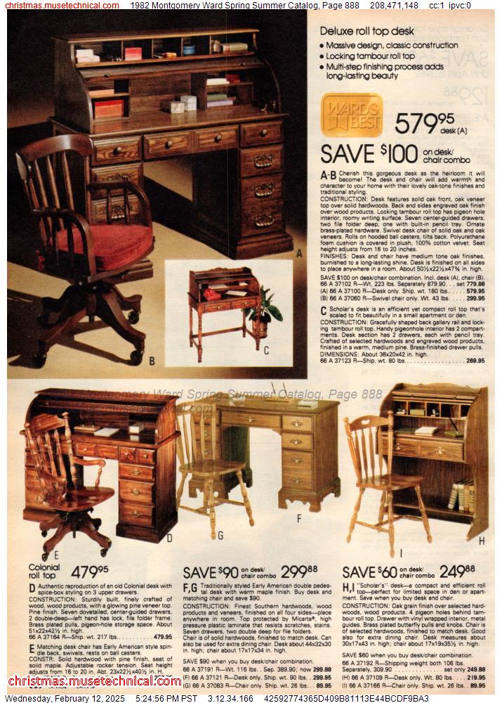 1982 Montgomery Ward Spring Summer Catalog, Page 888