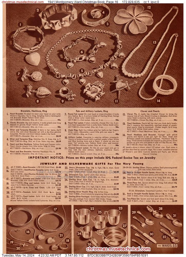1941 Montgomery Ward Christmas Book, Page 16