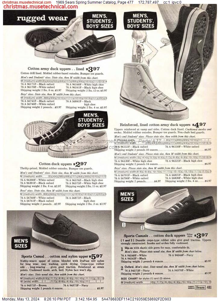 1969 Sears Spring Summer Catalog, Page 477