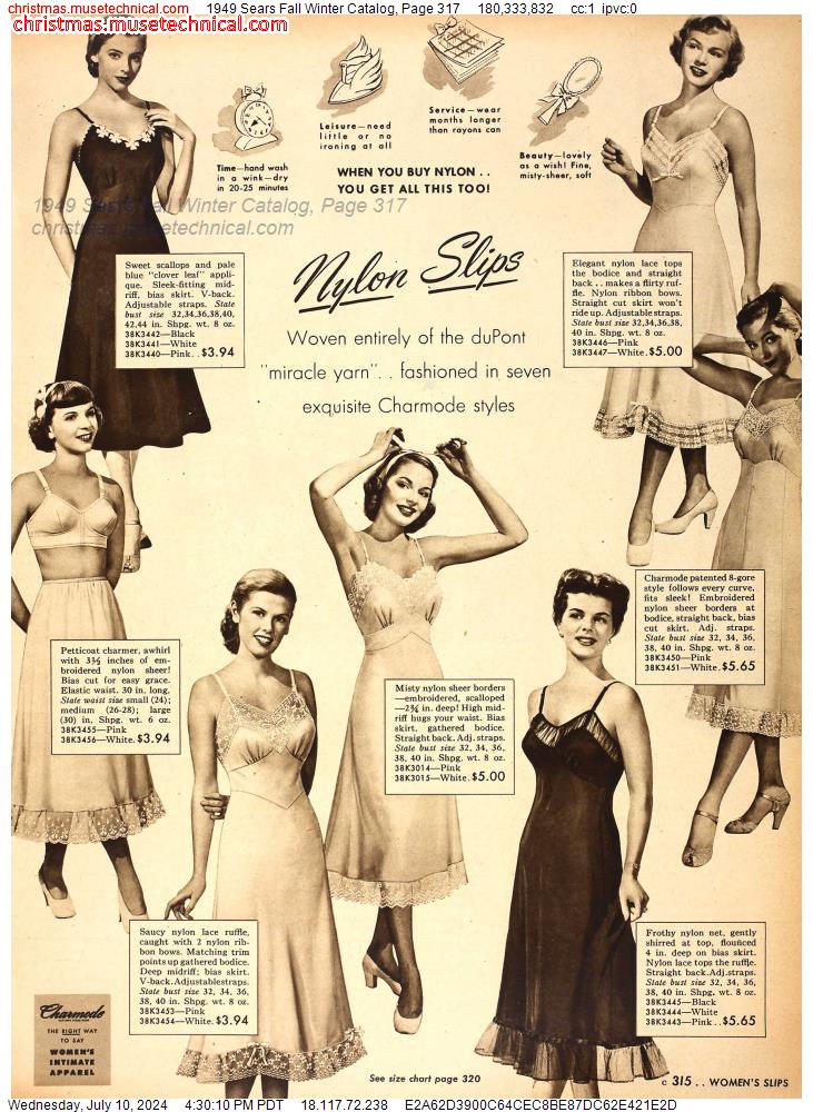 1949 Sears Fall Winter Catalog, Page 317