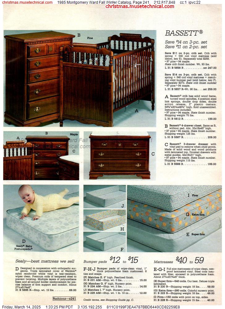 1985 Montgomery Ward Fall Winter Catalog, Page 241