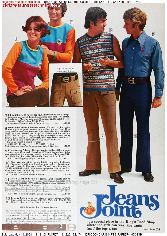 1972 Sears Spring Summer Catalog, Page 557