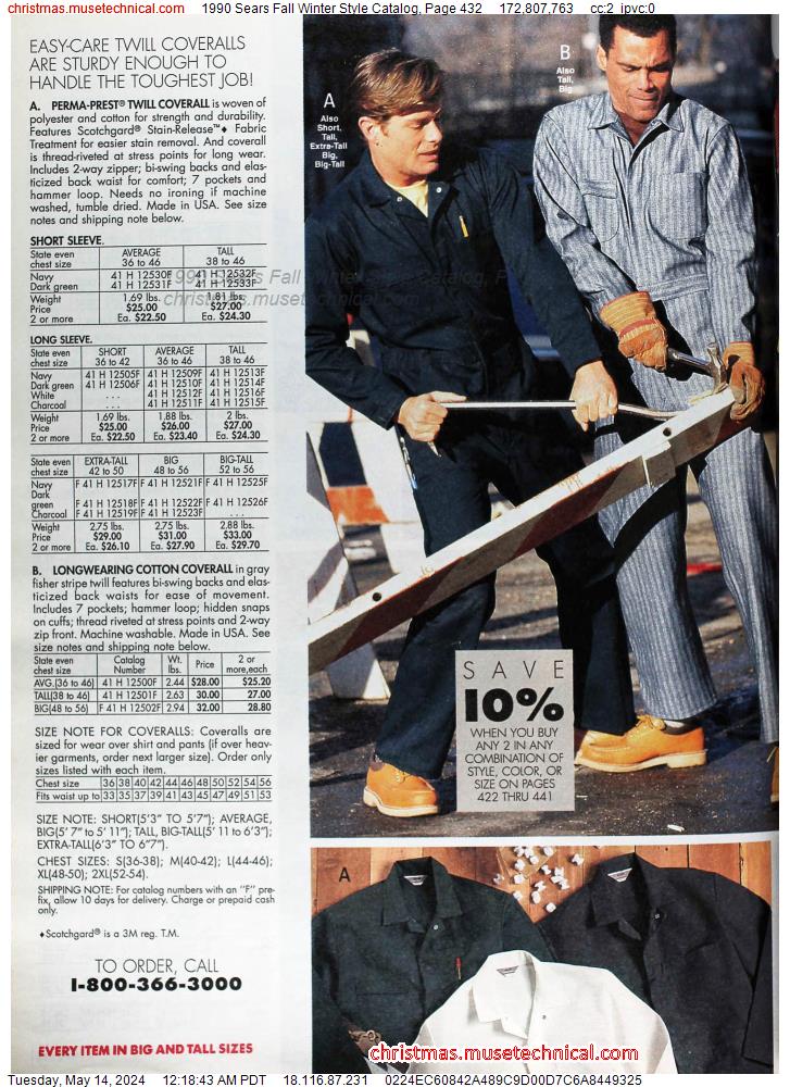 1990 Sears Fall Winter Style Catalog, Page 432