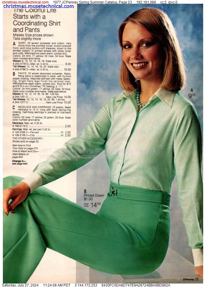 1977 JCPenney Spring Summer Catalog, Page 23