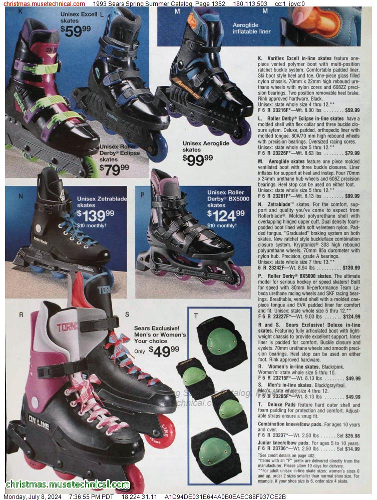 1993 Sears Spring Summer Catalog, Page 1352