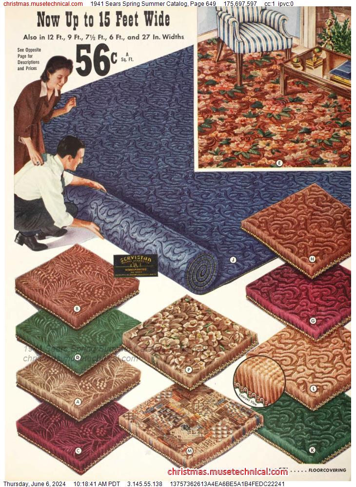 1941 Sears Spring Summer Catalog, Page 649