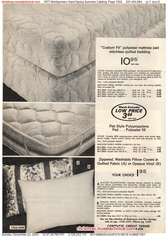 1977 Montgomery Ward Spring Summer Catalog, Page 1052