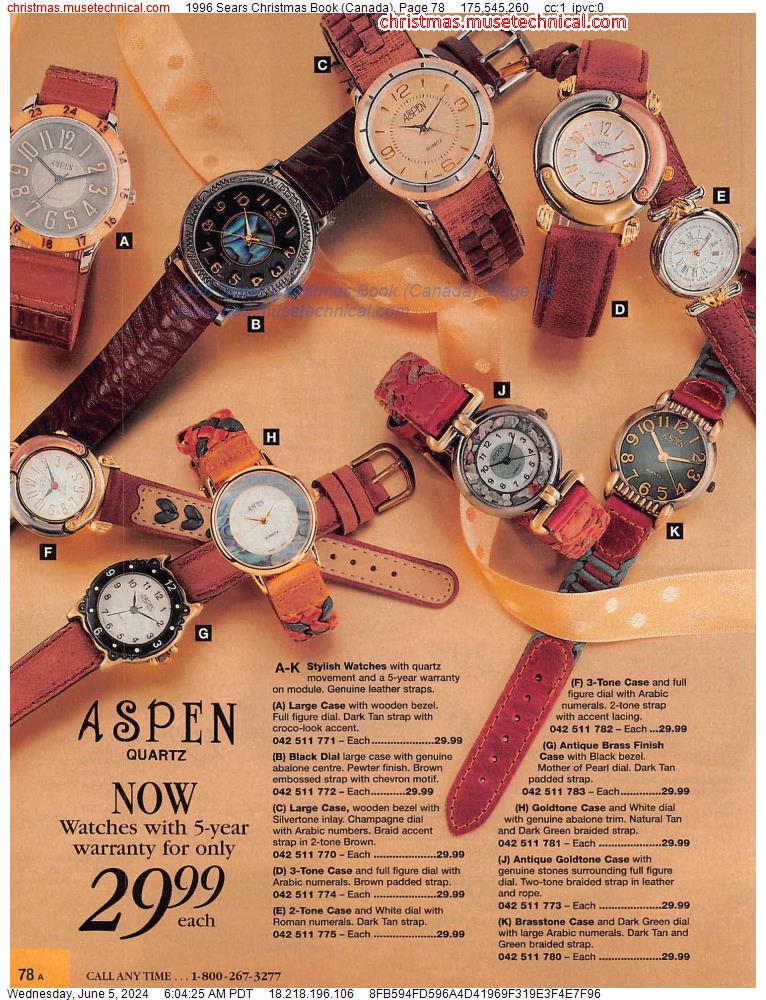 1996 Sears Christmas Book (Canada), Page 78