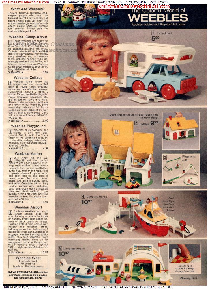 1974 JCPenney Christmas Book, Page 325