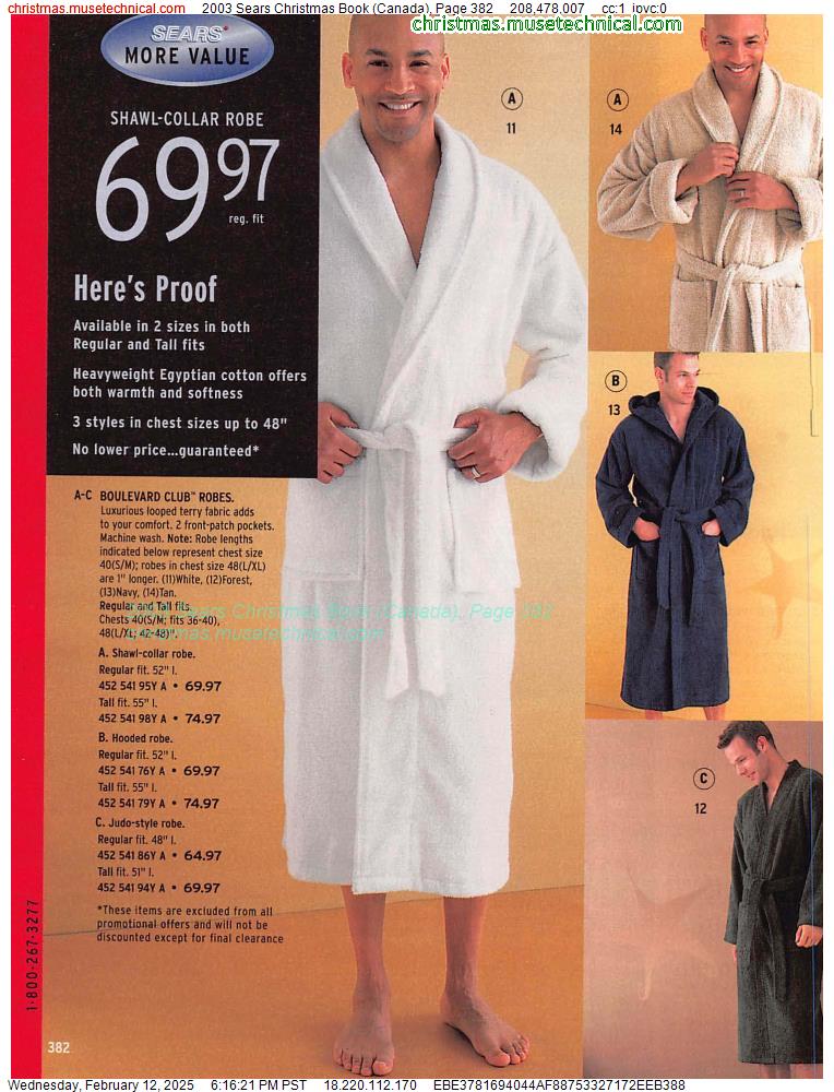 2003 Sears Christmas Book (Canada), Page 382