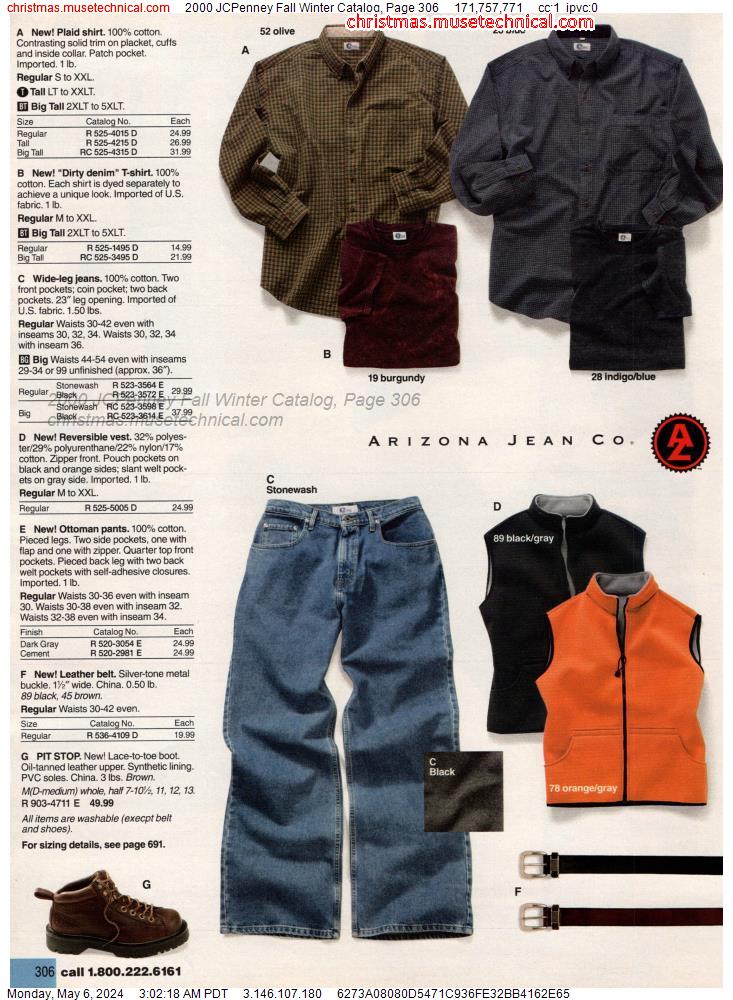 2000 JCPenney Fall Winter Catalog, Page 306