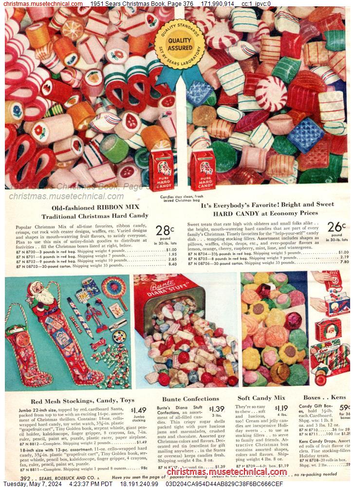 1951 Sears Christmas Book, Page 376