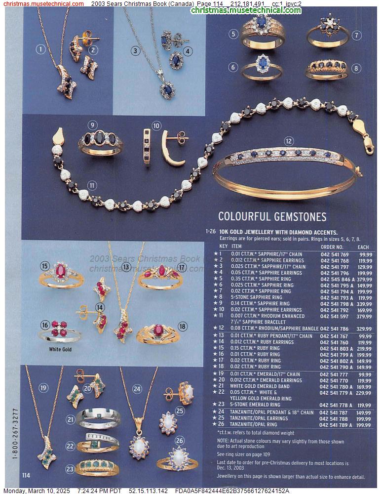 2003 Sears Christmas Book (Canada), Page 114