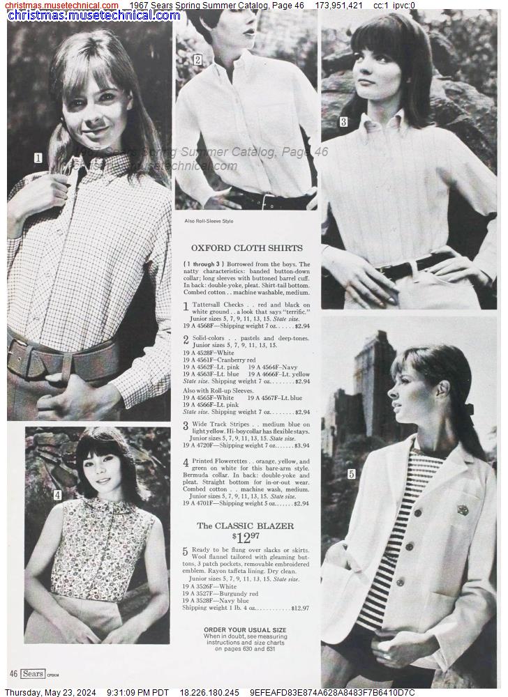 1967 Sears Spring Summer Catalog, Page 46