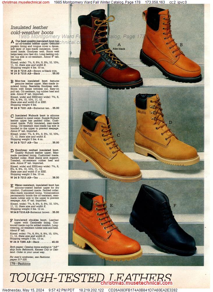 1985 Montgomery Ward Fall Winter Catalog, Page 178