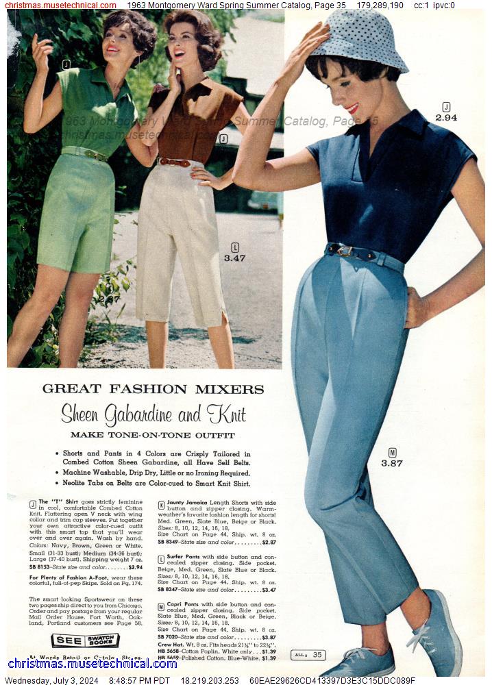 1963 Montgomery Ward Spring Summer Catalog, Page 35