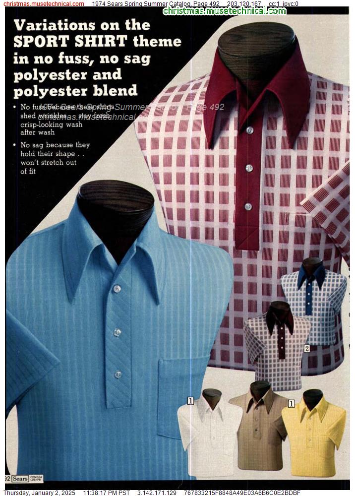 1974 Sears Spring Summer Catalog, Page 492