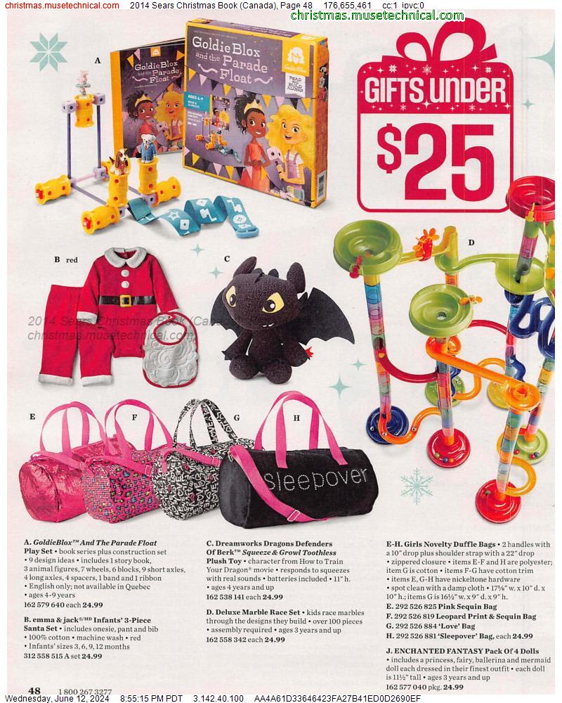 2014 Sears Christmas Book (Canada), Page 48