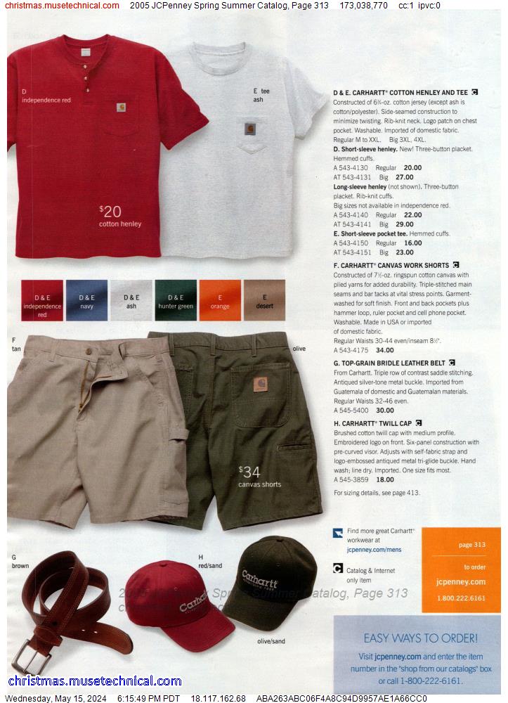 2005 JCPenney Spring Summer Catalog, Page 313