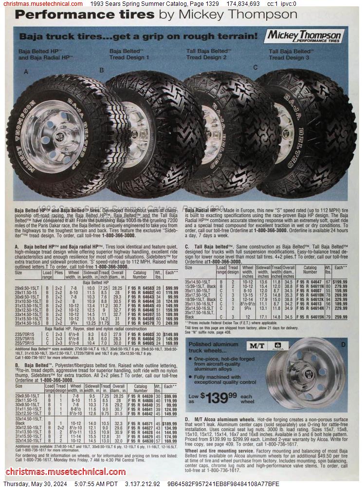 1993 Sears Spring Summer Catalog, Page 1329