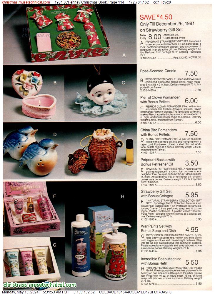 1981 JCPenney Christmas Book, Page 114