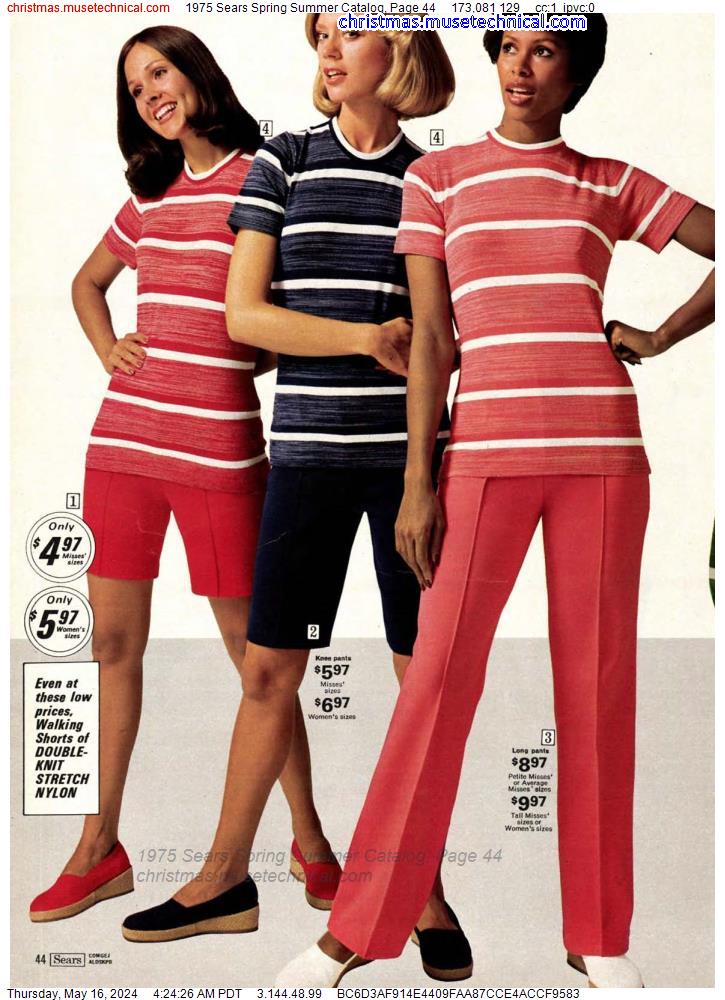 1975 Sears Spring Summer Catalog, Page 44