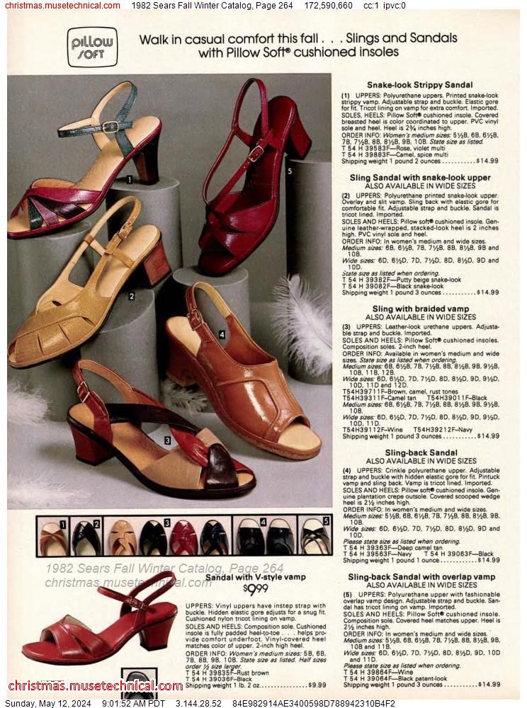 1982 Sears Fall Winter Catalog, Page 264