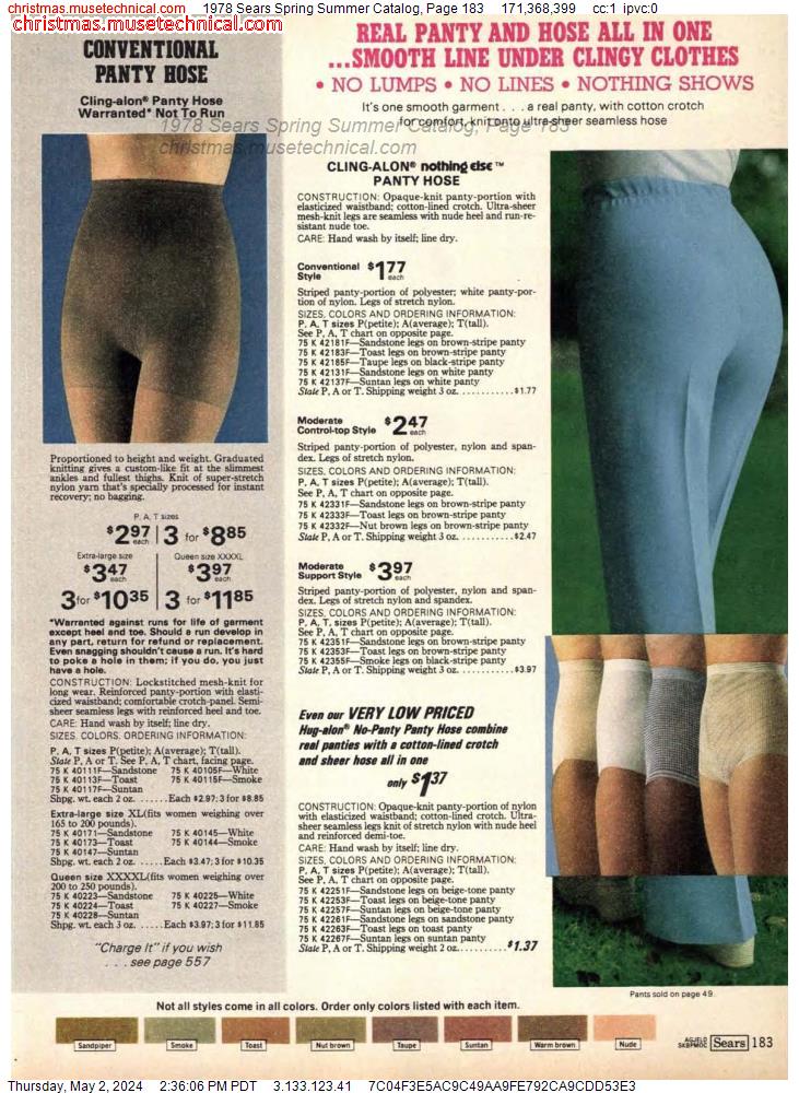 1978 Sears Spring Summer Catalog, Page 183