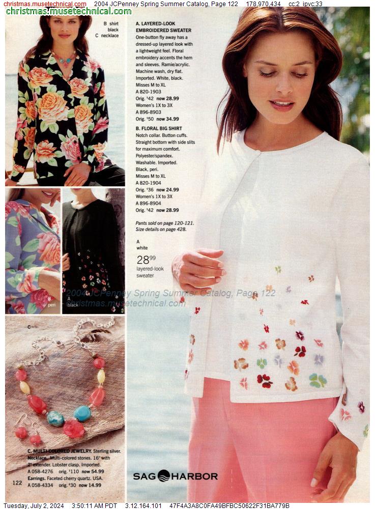 2004 JCPenney Spring Summer Catalog, Page 122