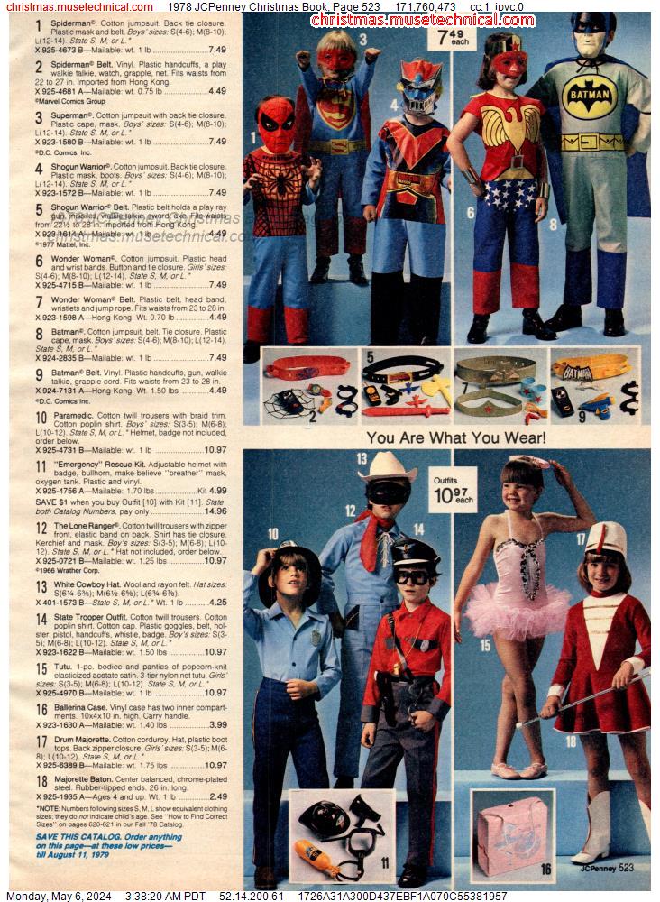 1978 JCPenney Christmas Book, Page 523
