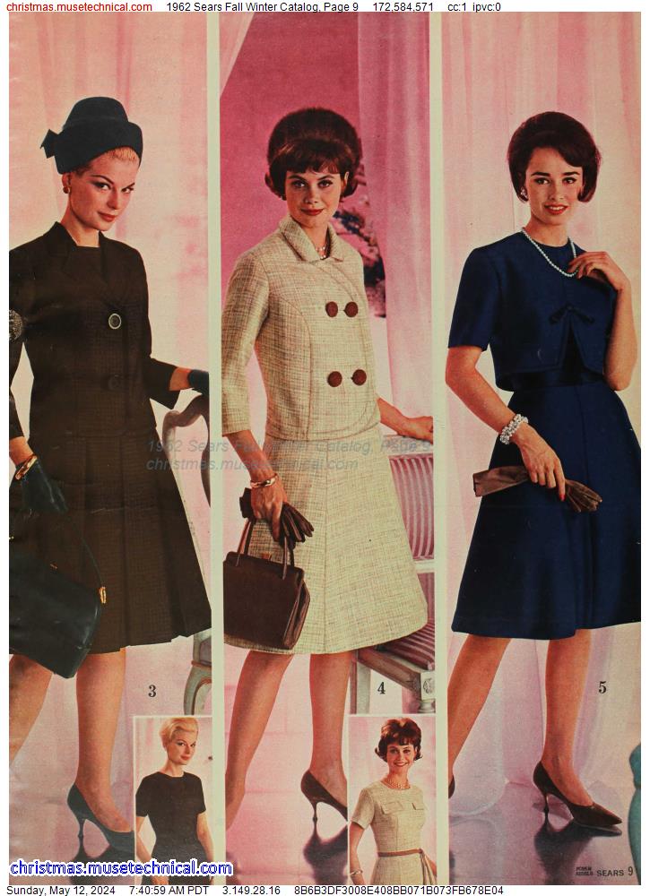 1962 Sears Fall Winter Catalog, Page 9