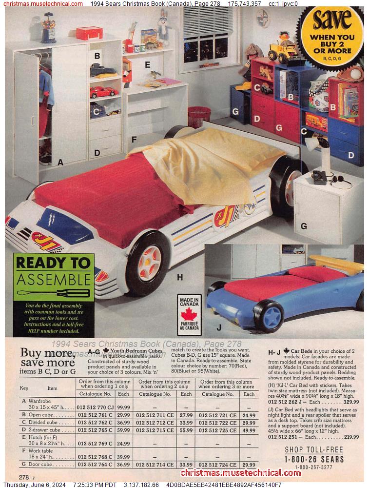 1994 Sears Christmas Book (Canada), Page 278