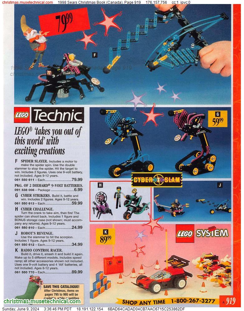 1998 Sears Christmas Book (Canada), Page 919