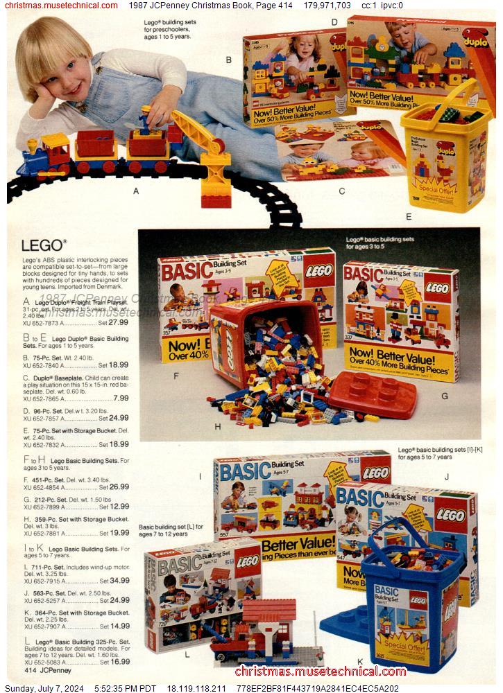 1987 JCPenney Christmas Book, Page 414