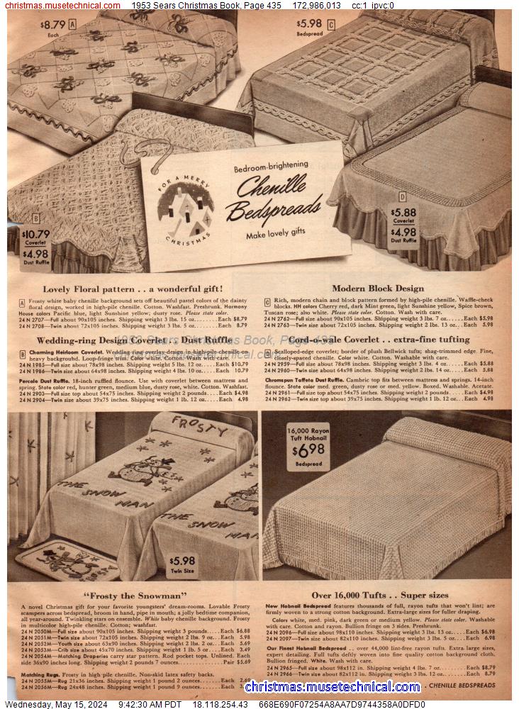 1953 Sears Christmas Book, Page 435