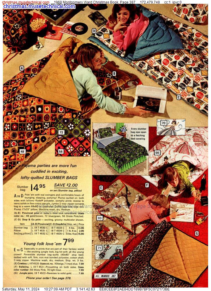 1968 Montgomery Ward Christmas Book, Page 387