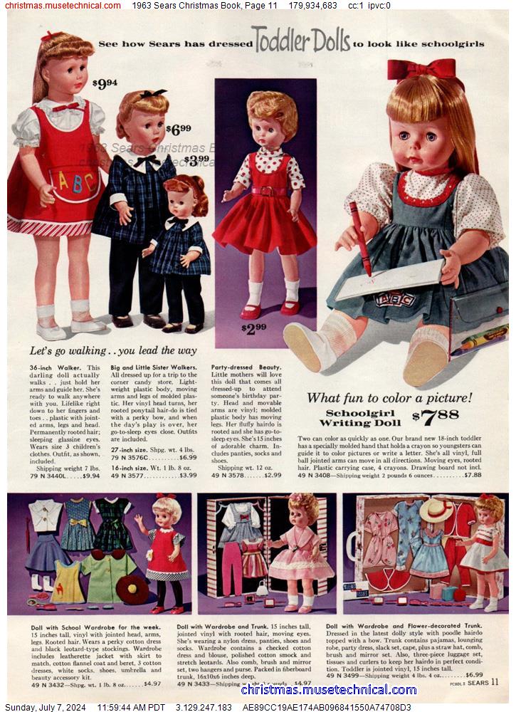 1963 Sears Christmas Book, Page 11