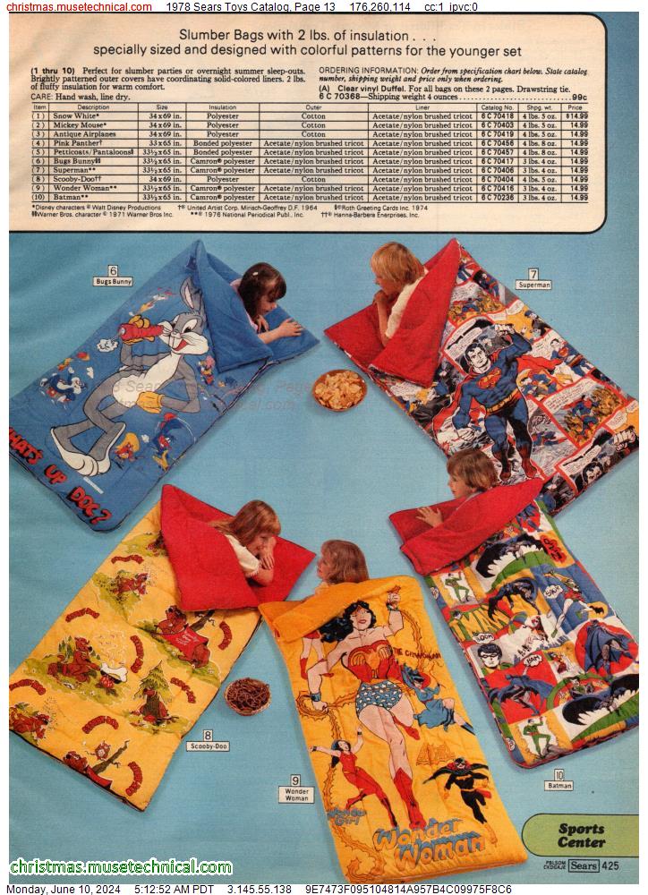 1978 Sears Toys Catalog, Page 13