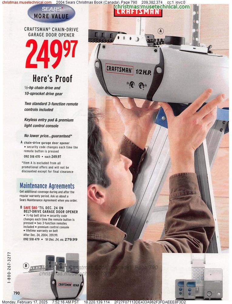 2004 Sears Christmas Book (Canada), Page 790