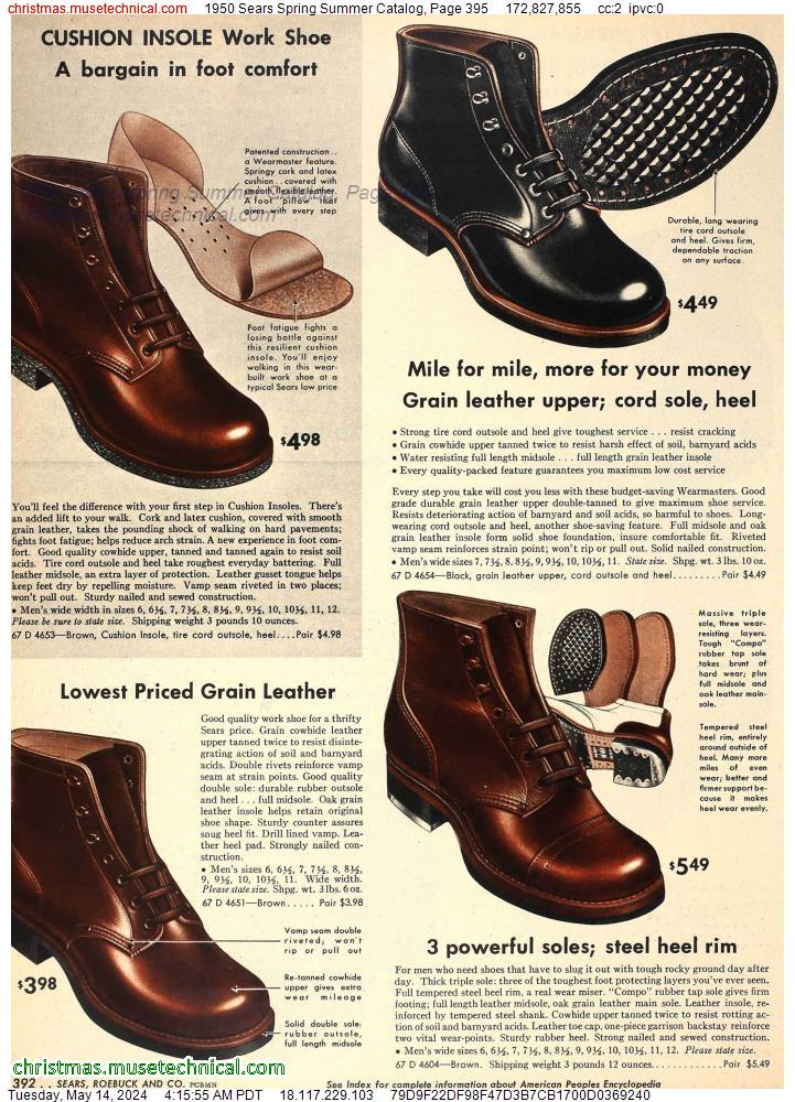 1950 Sears Spring Summer Catalog, Page 395